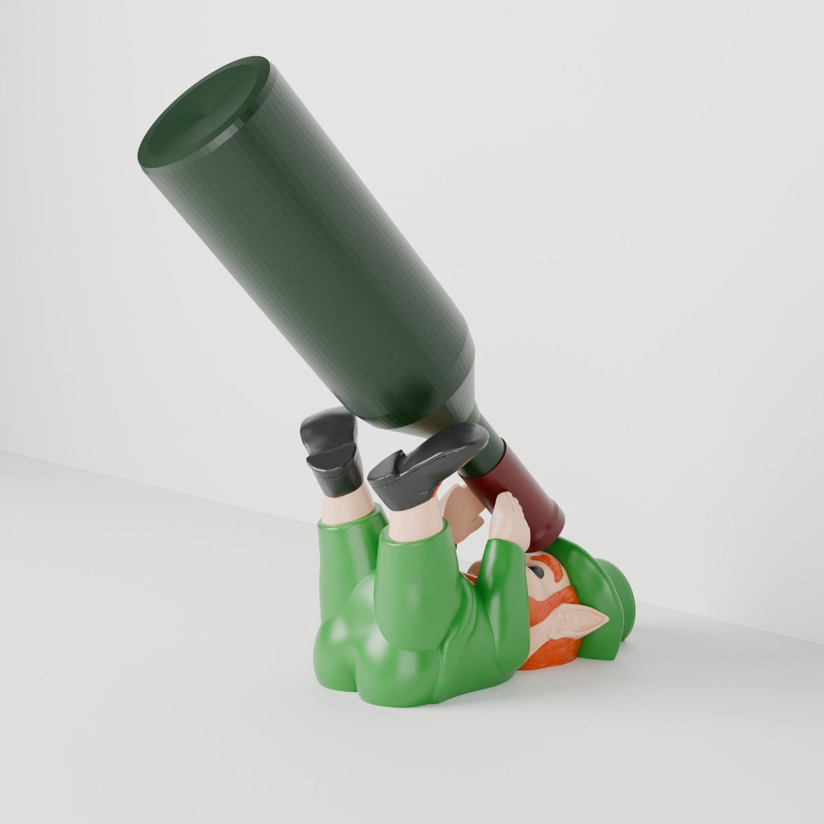 Leprechaun Wine Bottle Holder – Funny St. Patrick's Day Wine Rack - Northern Foundry