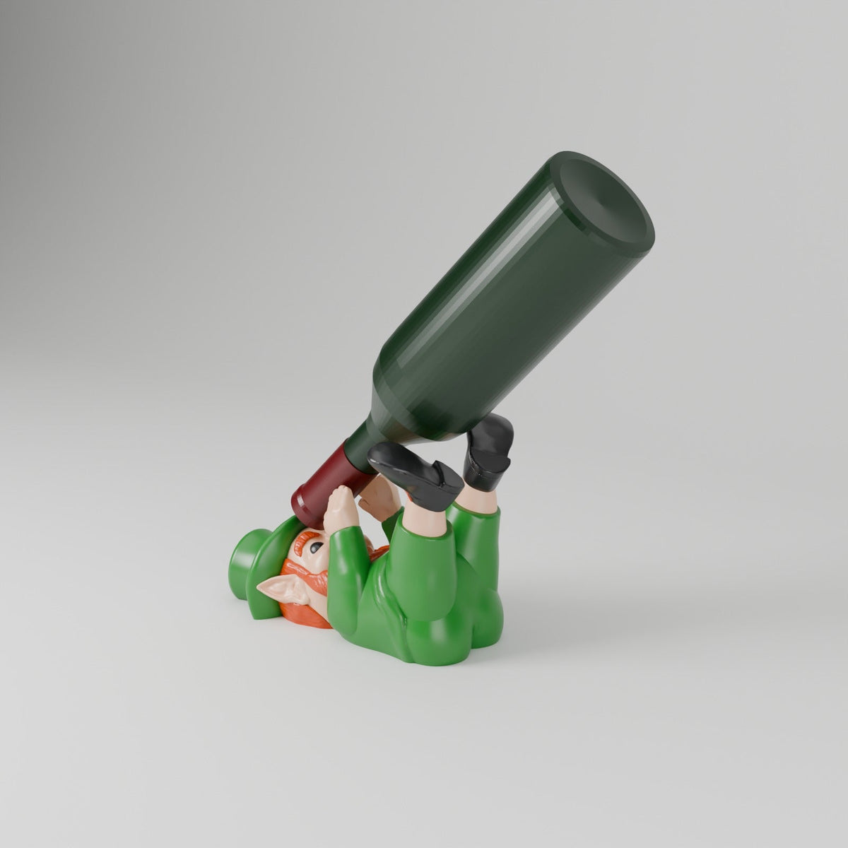 Leprechaun Wine Bottle Holder – Funny St. Patrick's Day Wine Rack - Northern Foundry