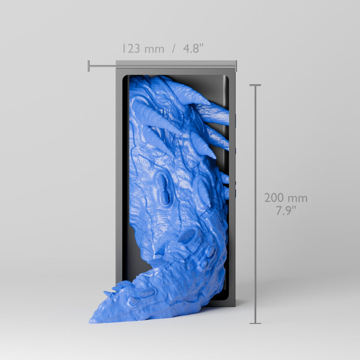 Lightning Dragon Book Nook – Storm Dragon Head or Tail Bursting from Your Bookshelf - Northern Foundry