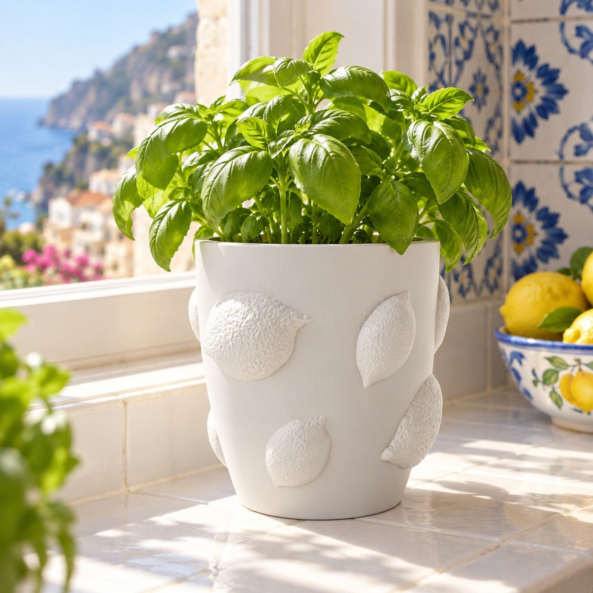 Limone Pop Planter – Lemon Relief Plant Pot - Northern Foundry