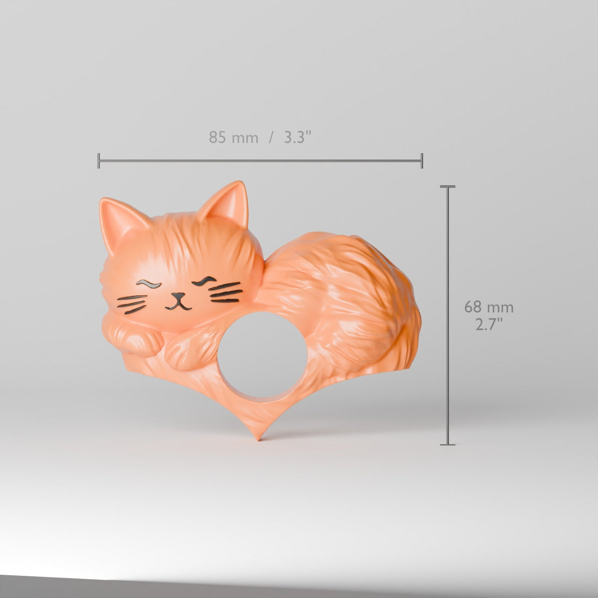 Loafing Cat Thumb Page Holder – Sleepy Cat Book Page Holder - Northern Foundry