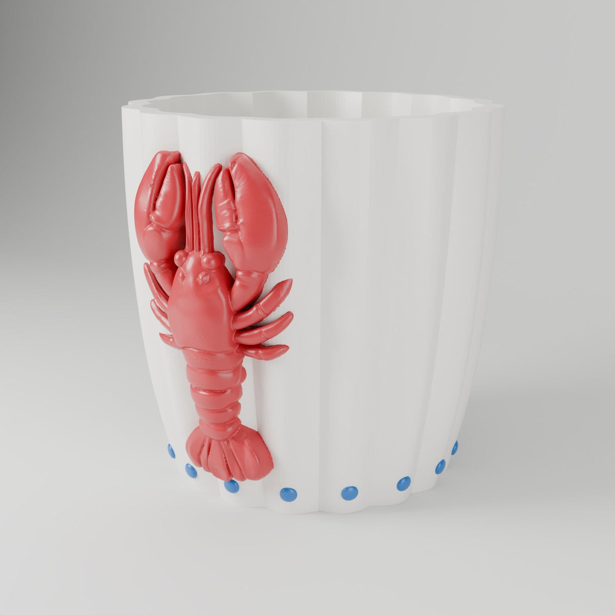 Lobster Seashell Pot – Coastal Lobster Planter - Northern Foundry