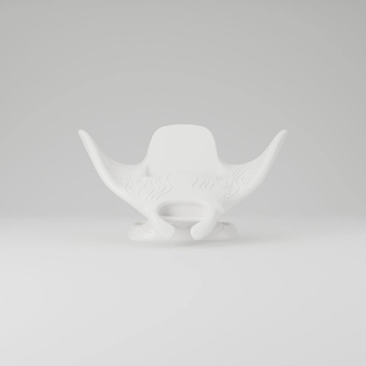 Manta Ray Phone Stand – Ocean Desk Phone Holder with Swirl Pattern - Northern Foundry