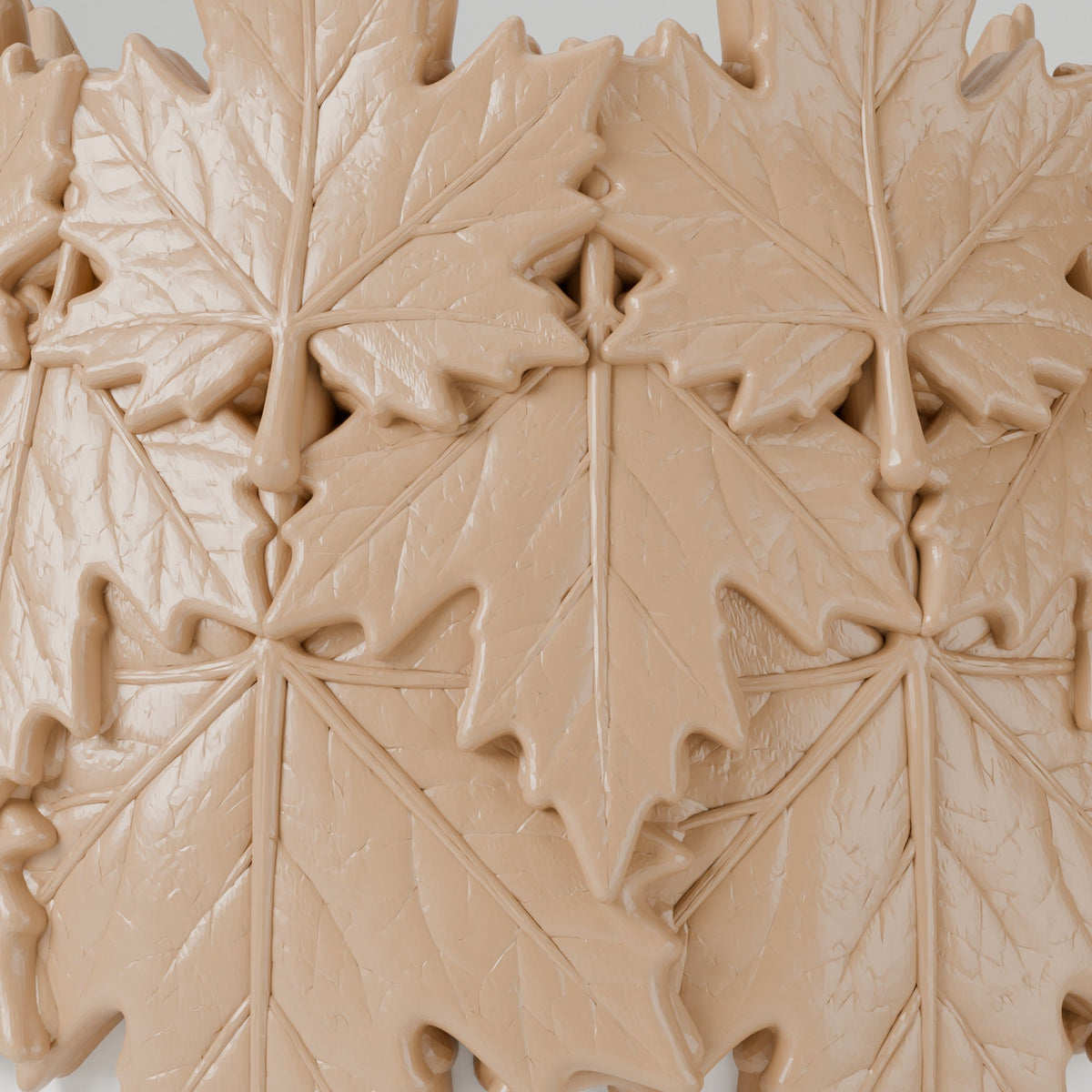 Maple Leaf Vase – Two-Tone Autumn Decor - Northern Foundry