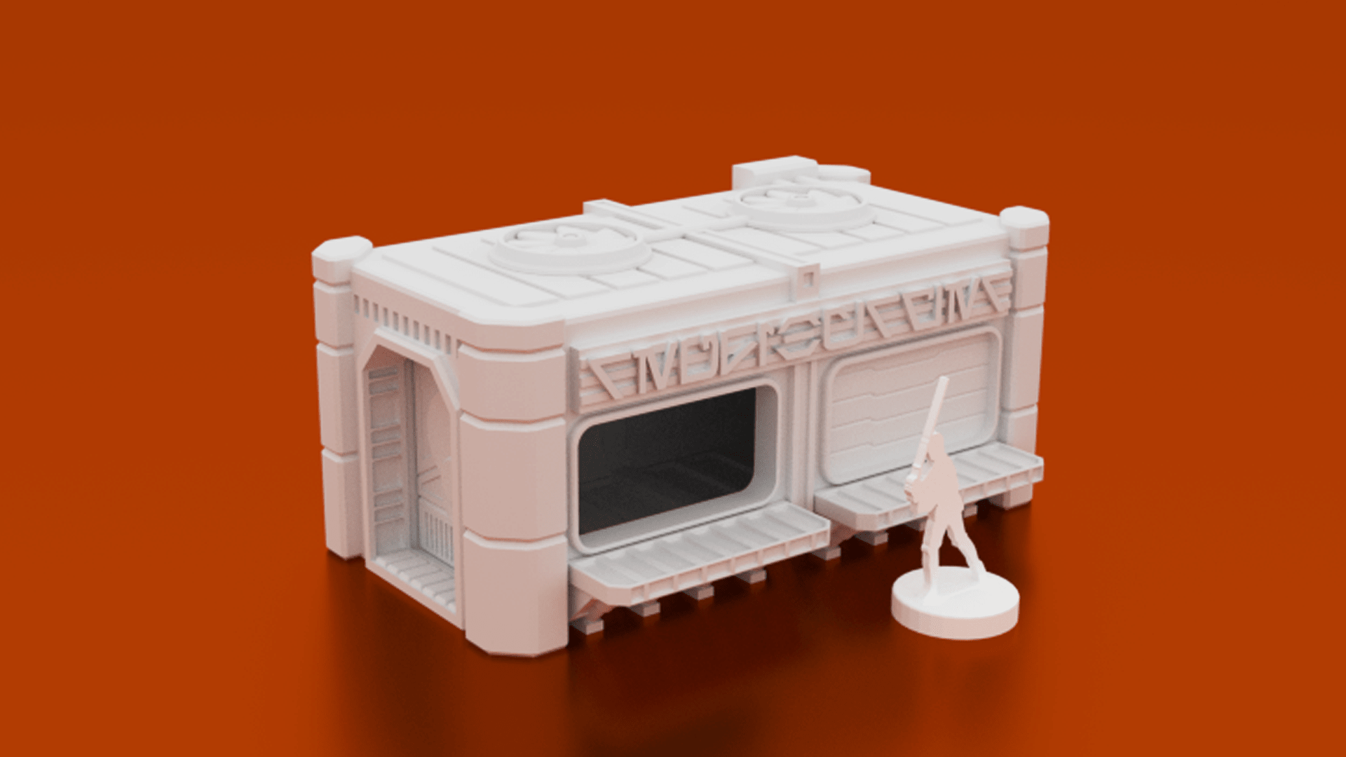 MidRim City Complete Terrain Bundle – 13 Sci-Fi Buildings (28mm/34mm, Star Wars Legion) - Northern Foundry
