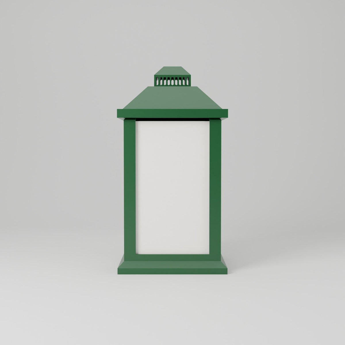 Minimalist Lantern with Frosted Panels – Modern LED Table Lantern, Cozy Accent Light - Northern Foundry