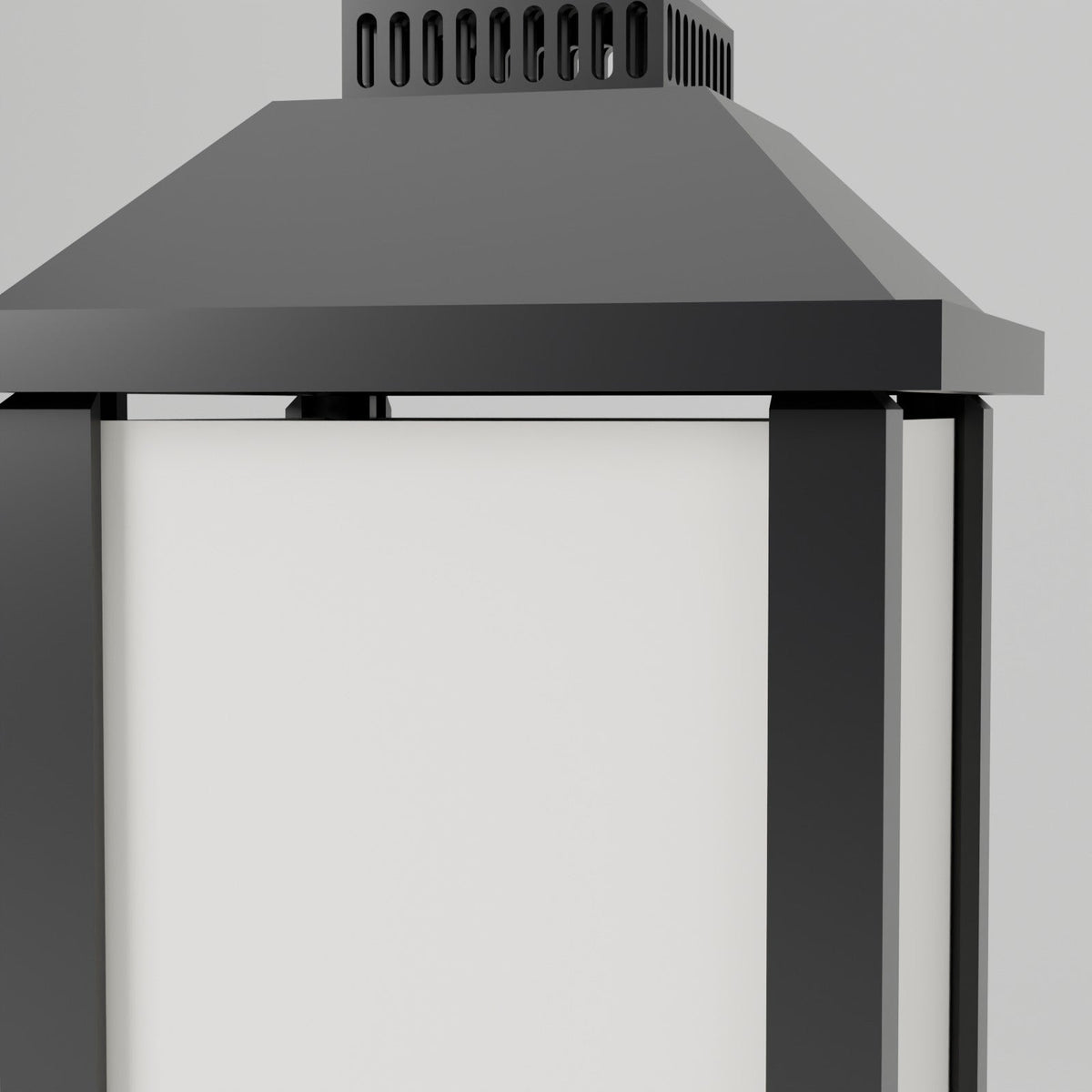 Minimalist Lantern with Frosted Panels – Modern LED Table Lantern, Cozy Accent Light - Northern Foundry