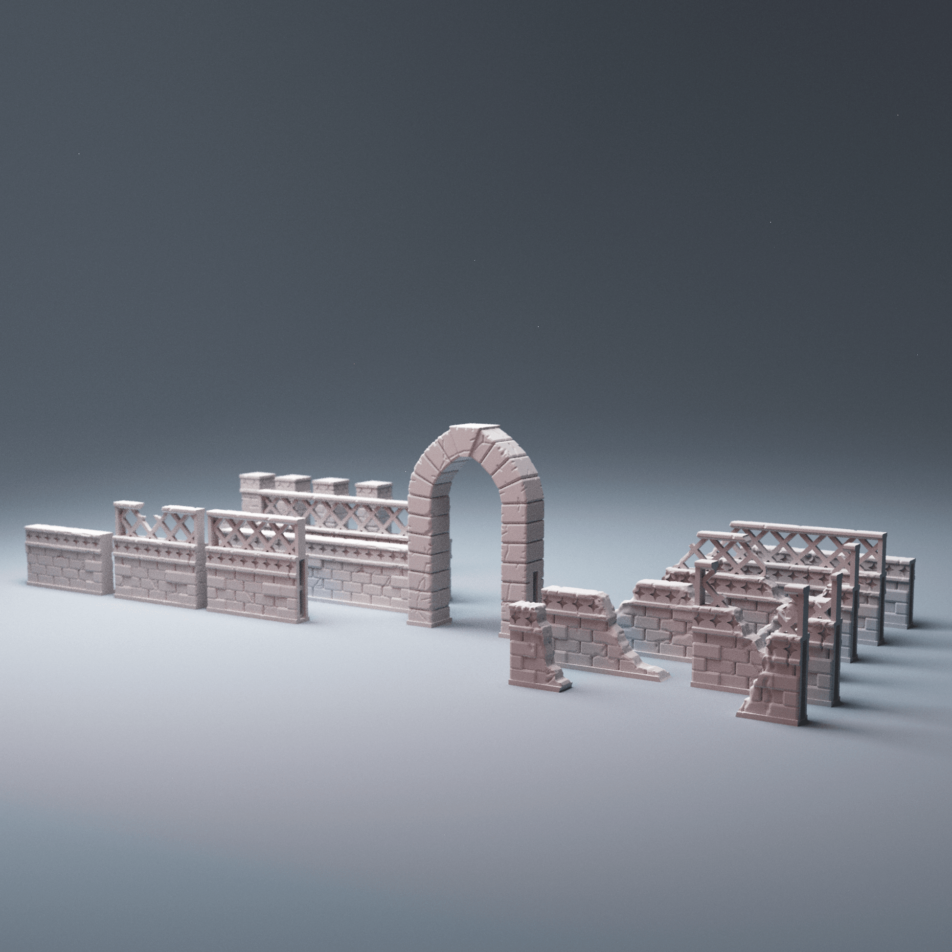 Modern Warfare Middle Eastern Combat Zone — FOB, Market &amp; Compound Terrain (28mm/32mm/40mm) - Northern Foundry