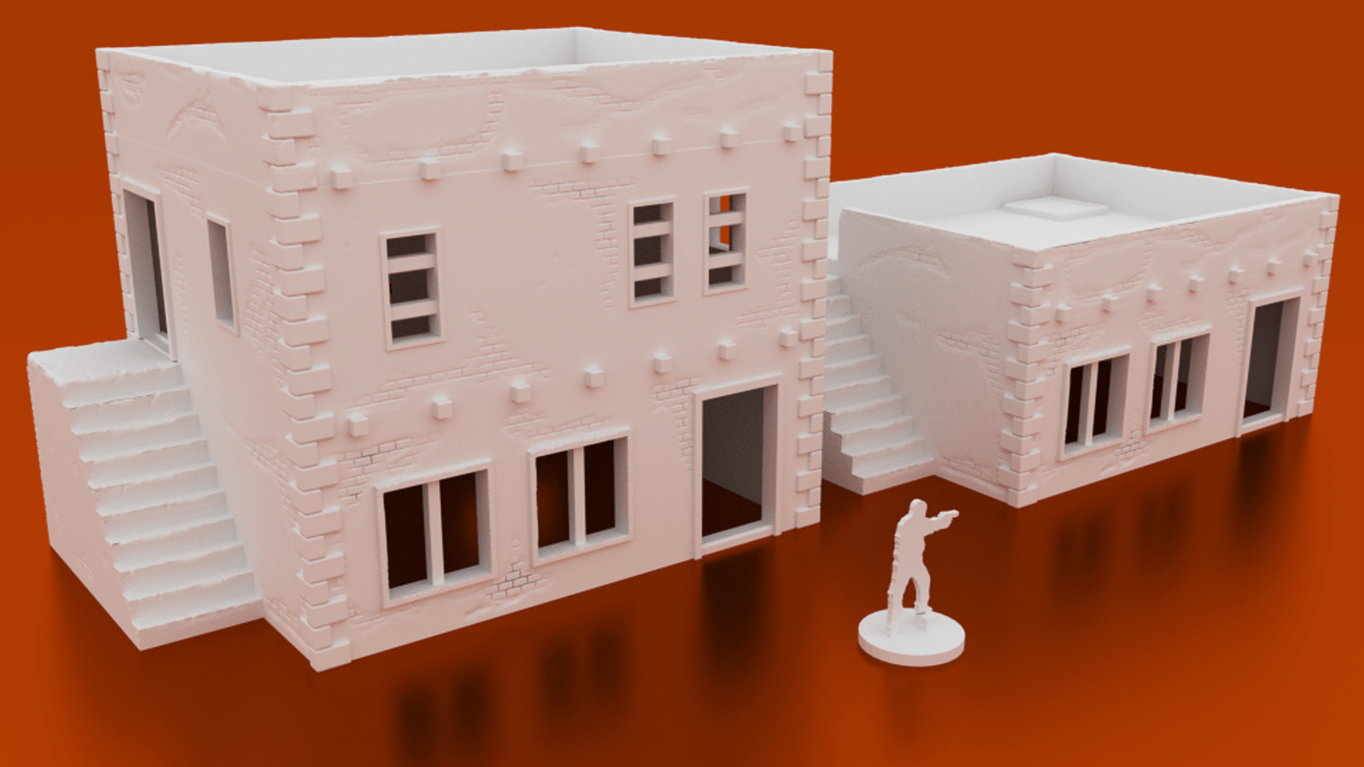 Modern Warfare Middle Eastern Combat Zone — FOB, Market &amp; Compound Terrain (28mm/32mm/40mm) - Northern Foundry