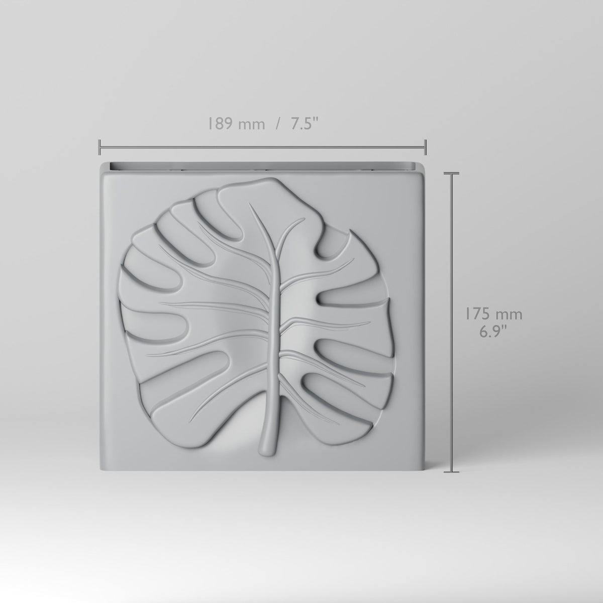 Monstera Leaf Desk Organizer – Botanical Pen and Brush Holder - Northern Foundry
