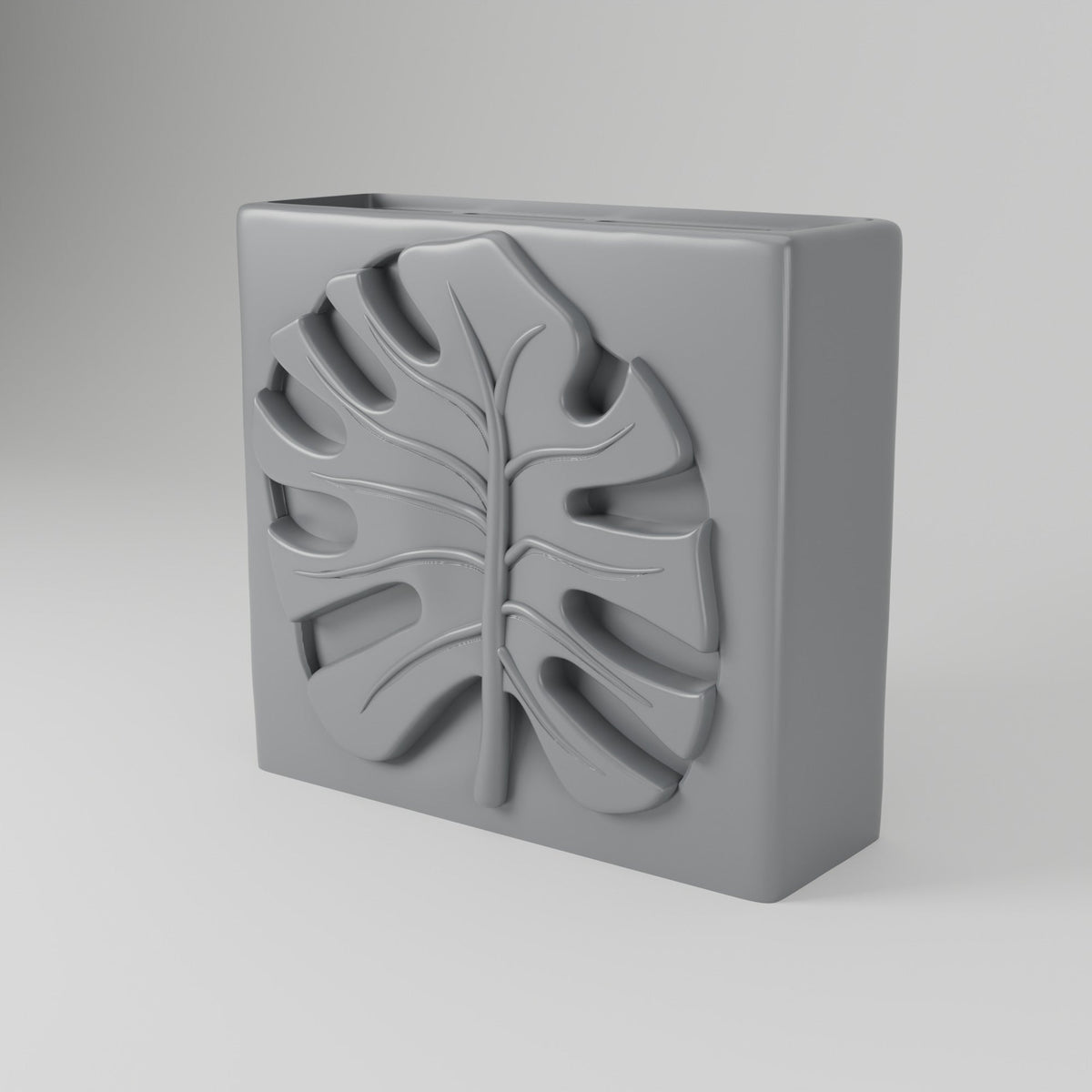 Monstera Leaf Desk Organizer – Botanical Pen and Brush Holder - Northern Foundry