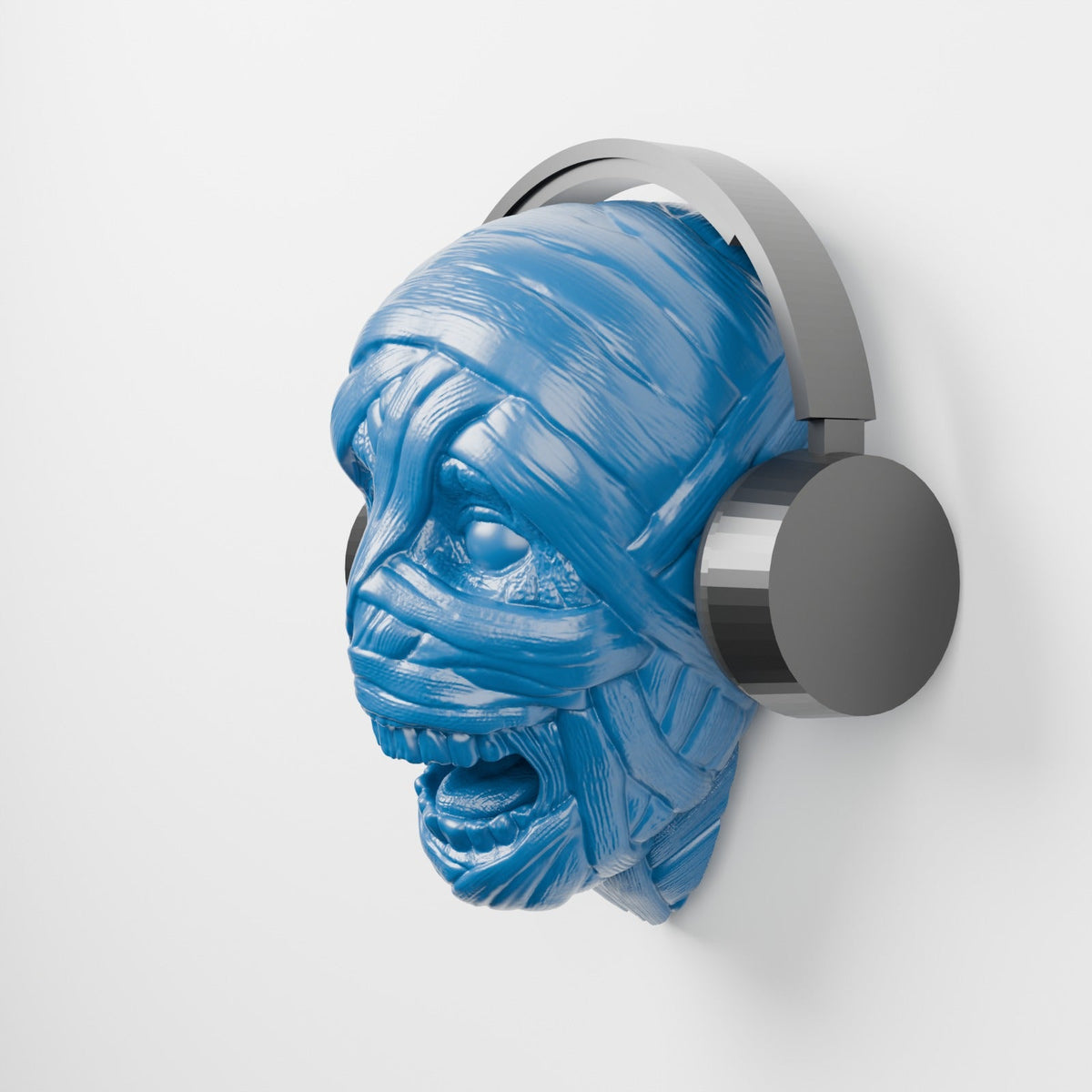 Mummy Head Wall Mount – Spooky Headphone Holder - Northern Foundry