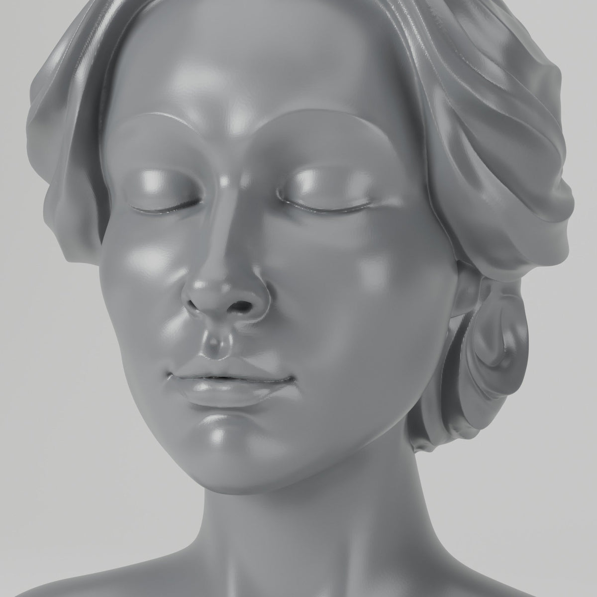 Muse Head Vase – Classic Female Bust Flower Vase - Northern Foundry