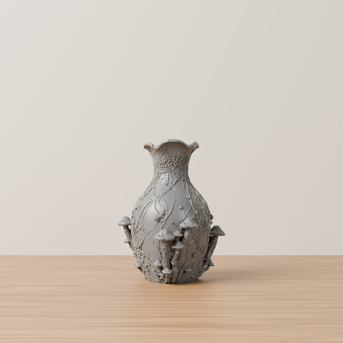 Mushroom Vine Vase – Woodland Autumn Decor - Northern Foundry