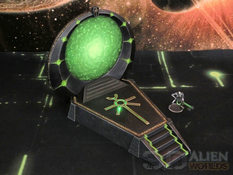 Necrontyr Energy Core & Warp Portal Bundle – Alien Tech Terrain (28mm/32mm/40mm) - Northern Foundry