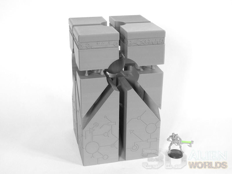 Necrontyr Energy Core & Warp Portal Bundle – Alien Tech Terrain (28mm/32mm/40mm) - Northern Foundry