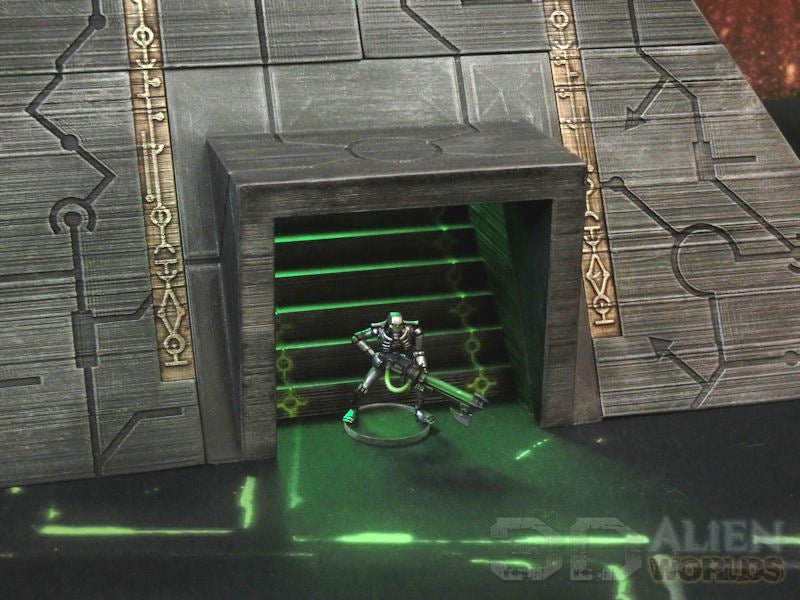 Necrontyr Pyramid – Alien Tomb-World Centerpiece (28mm/32mm/40mm) - Northern Foundry