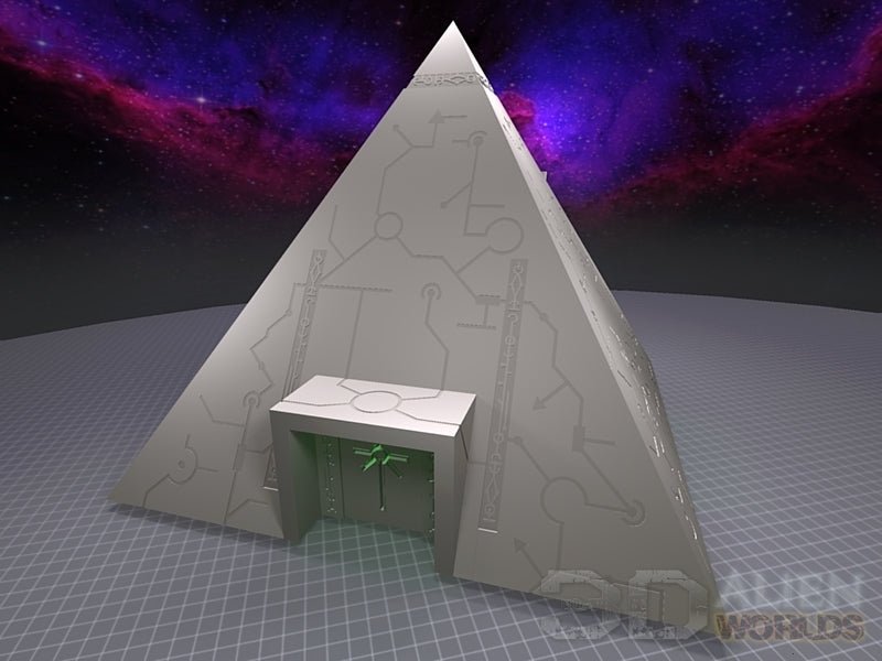 Necrontyr Pyramid – Alien Tomb-World Centerpiece (28mm/32mm/40mm) - Northern Foundry