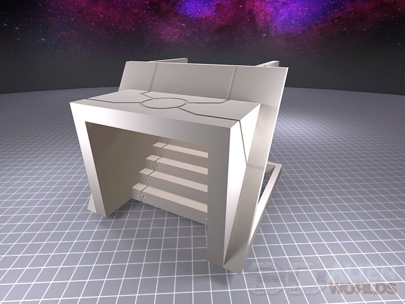 Necrontyr Pyramid – Alien Tomb-World Centerpiece (28mm/32mm/40mm) - Northern Foundry