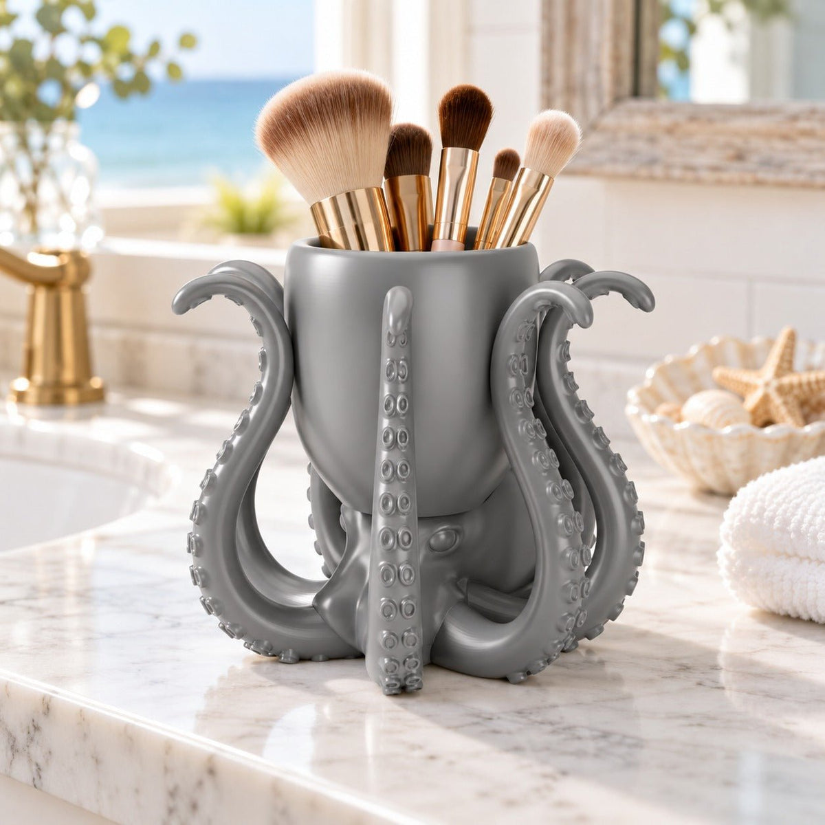 Octopus Organizer Cup – Tentacle Pen and Brush Holder - Northern Foundry