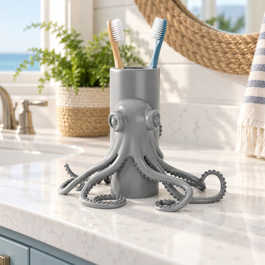 Octopus Tentacle Cup – Toothbrush, Pen and Brush Holder - Northern Foundry