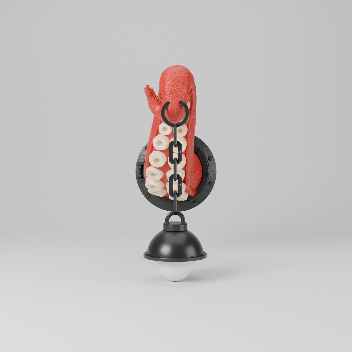 Octopus Tentacle Wall Lantern – Porthole Wall Light for Battery LED Tealight - Northern Foundry