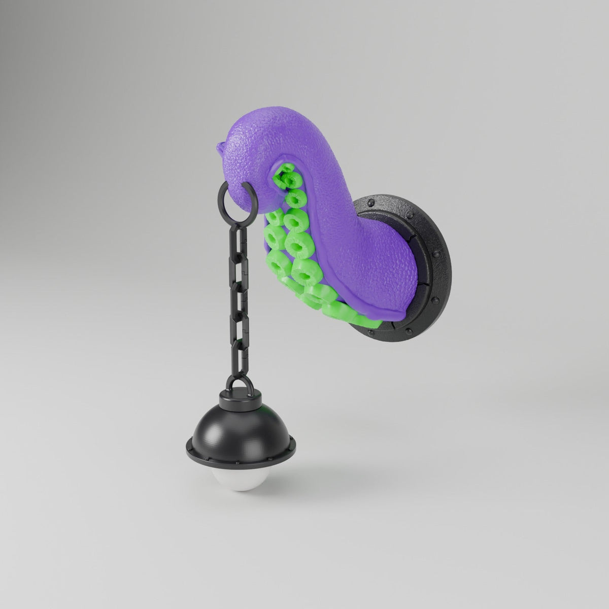 Octopus Tentacle Wall Lantern – Porthole Wall Light for Battery LED Tealight - Northern Foundry