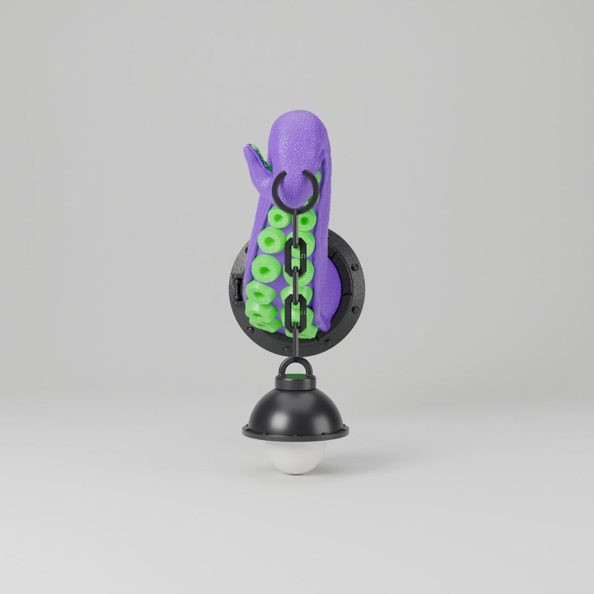 Octopus Tentacle Wall Lantern – Porthole Wall Light for Battery LED Tealight - Northern Foundry