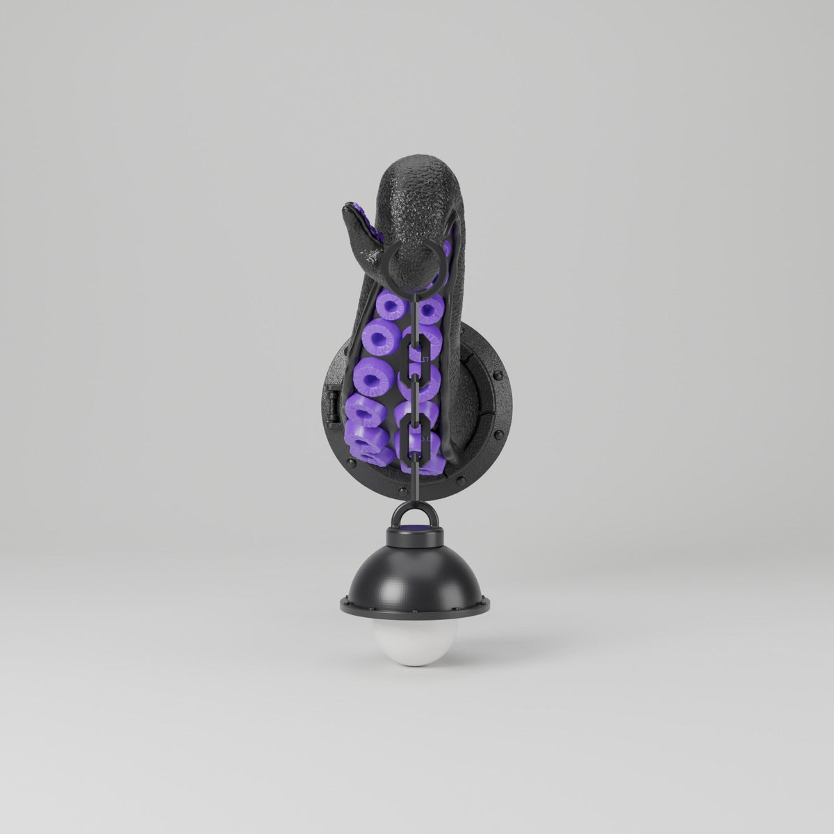 Octopus Tentacle Wall Lantern – Porthole Wall Light for Battery LED Tealight - Northern Foundry