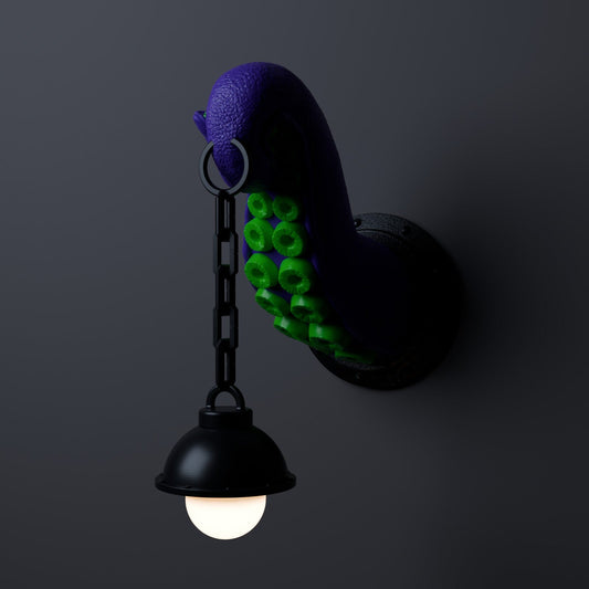 Octopus Tentacle Wall Lantern – Porthole Wall Light for Battery LED Tealight - Northern Foundry