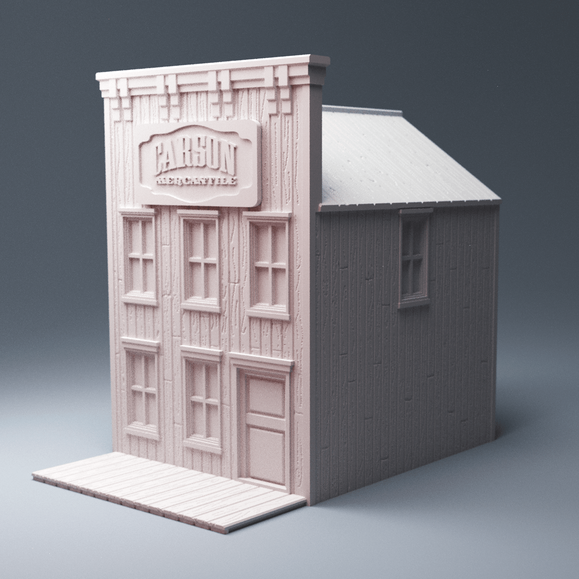 Old West Town Terrain Bundle – 6 Wild West Buildings (28mm, Dead Man's Hand) - Northern Foundry
