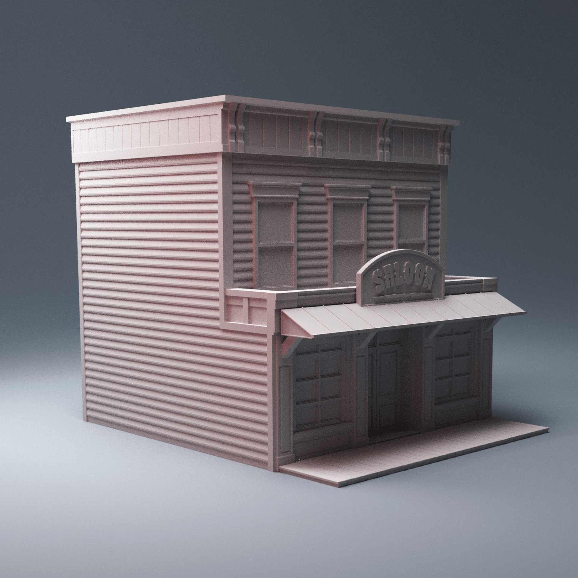 Old West Town Terrain Bundle – 6 Wild West Buildings (28mm, Dead Man's Hand) - Northern Foundry