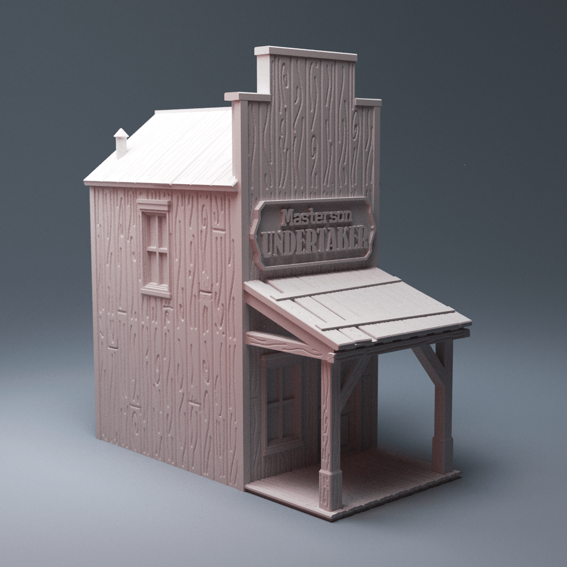 Old West Town Terrain Bundle – 6 Wild West Buildings (28mm, Dead Man's Hand) - Northern Foundry
