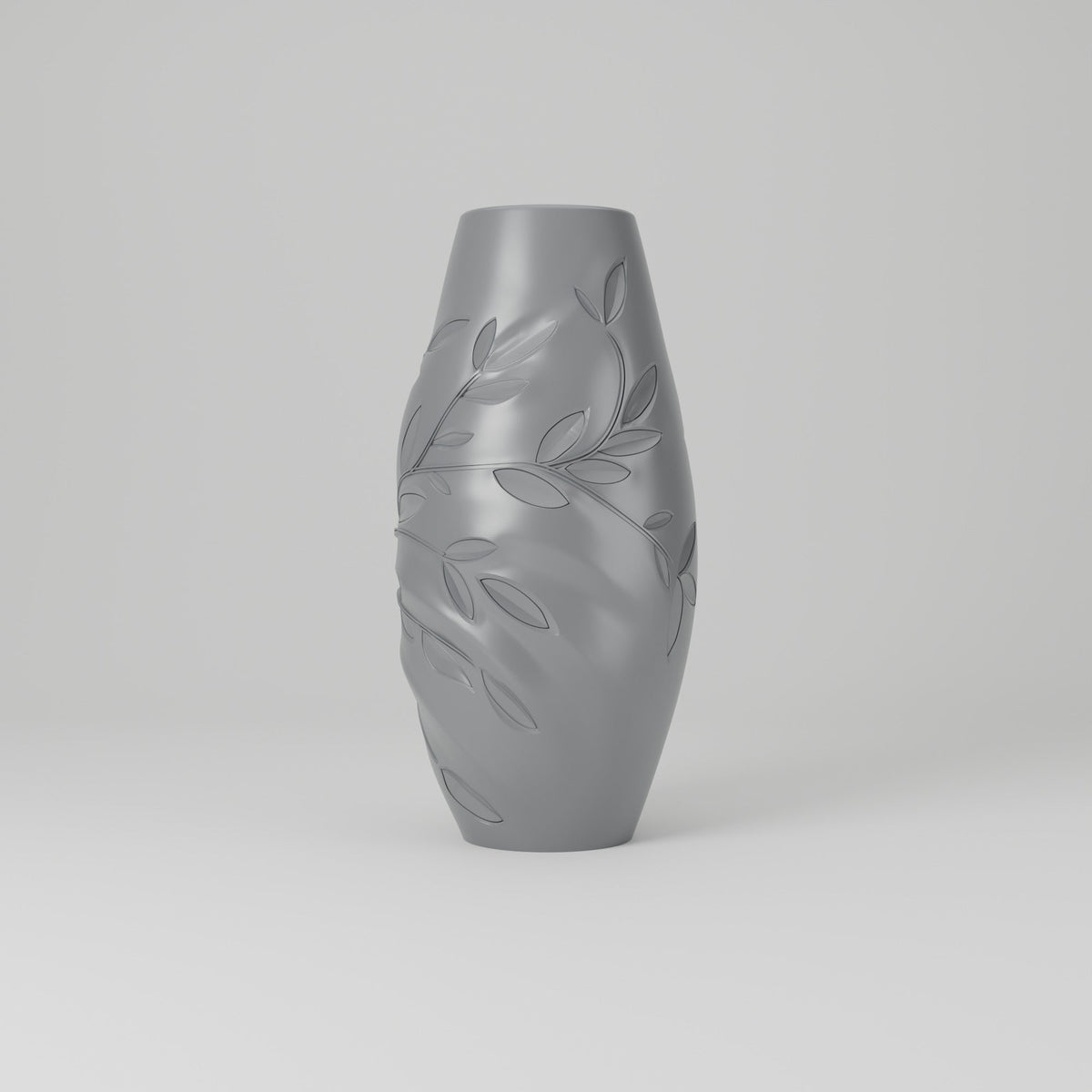 Olive Branch Relief Vase – Modern Sculptural Vase - Northern Foundry