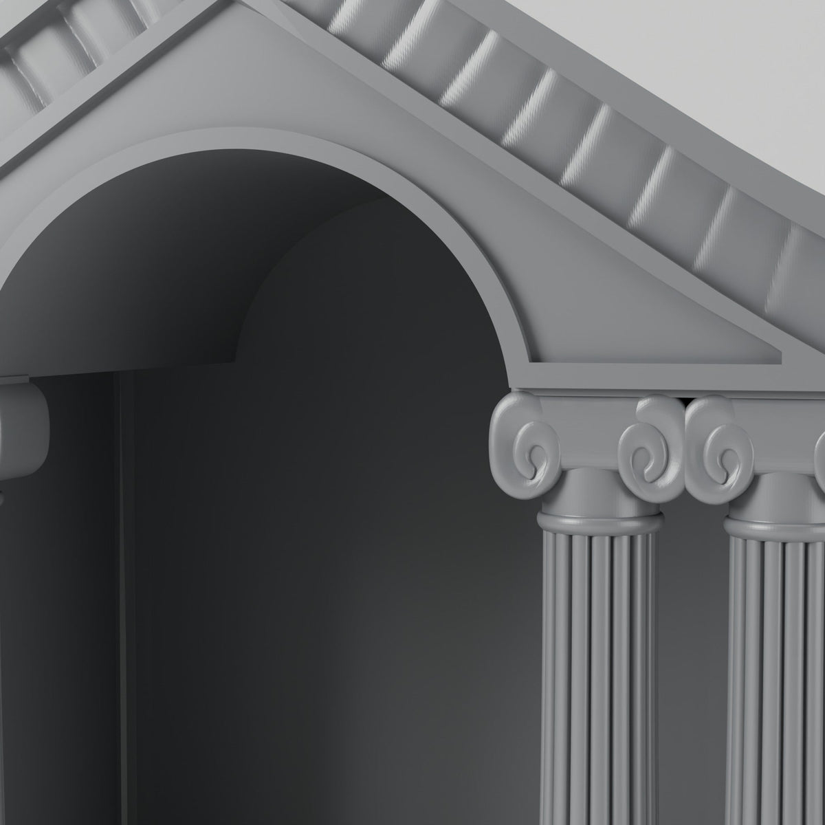 Olympus Tealight Holder – Greek Temple LED Candle Shrine - Northern Foundry