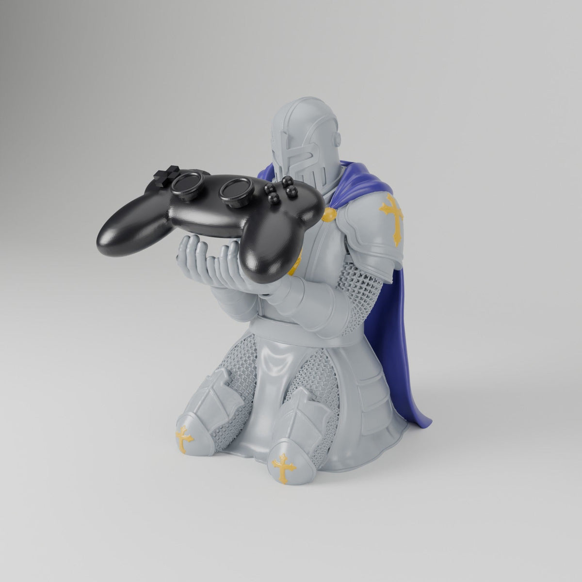 Paladin Controller Stand – Kneeling Knight Game Controller Holder - Northern Foundry