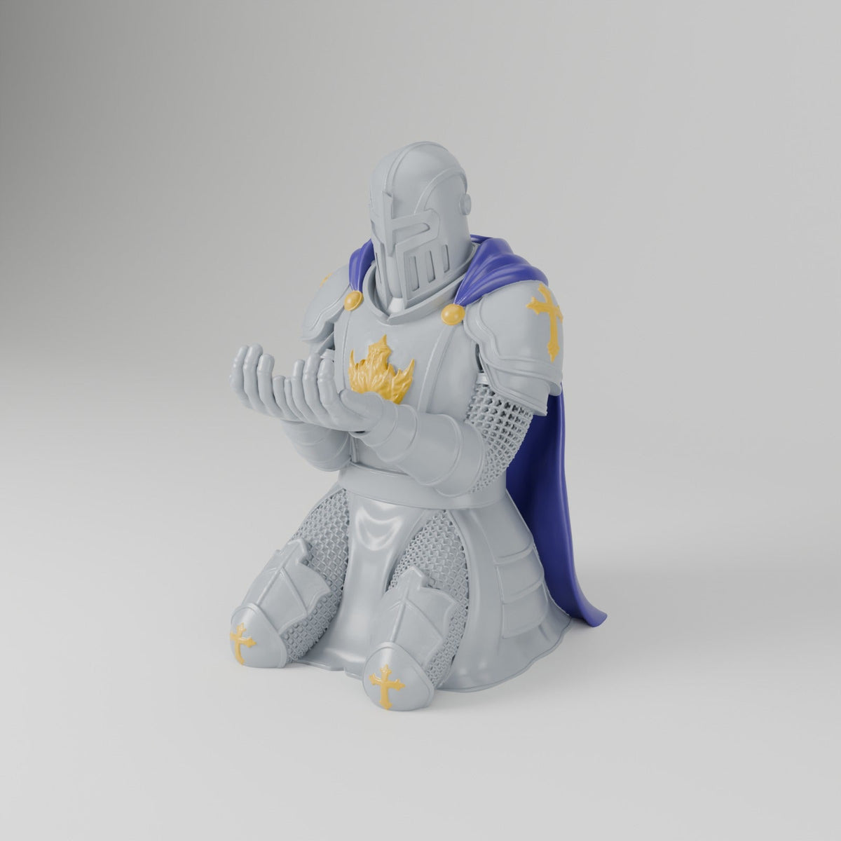 Paladin Controller Stand – Kneeling Knight Game Controller Holder - Northern Foundry