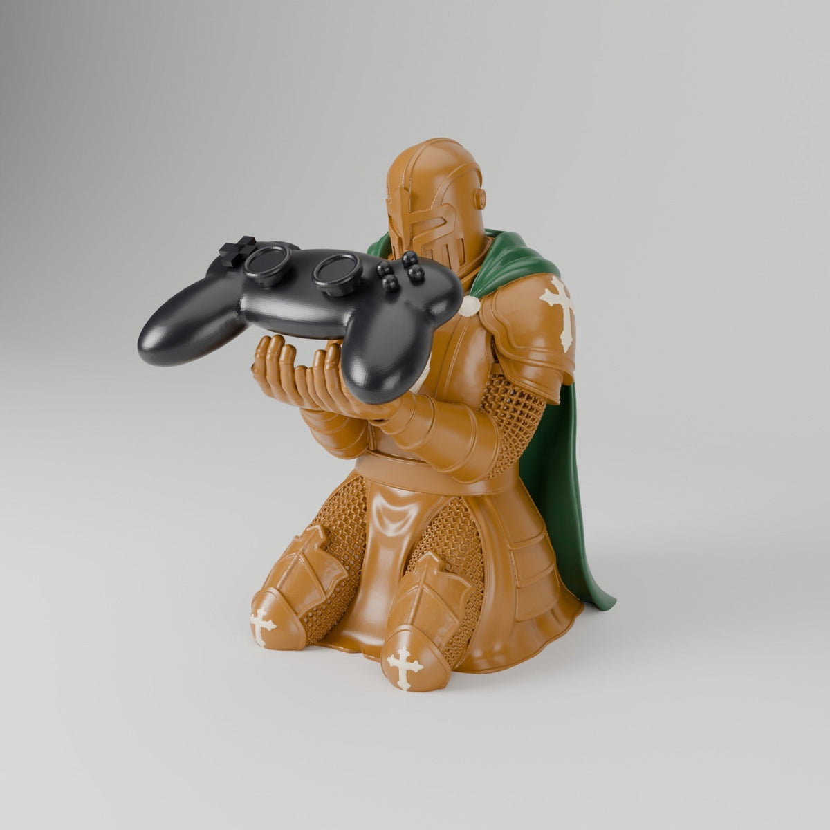 Paladin Controller Stand – Kneeling Knight Game Controller Holder - Northern Foundry