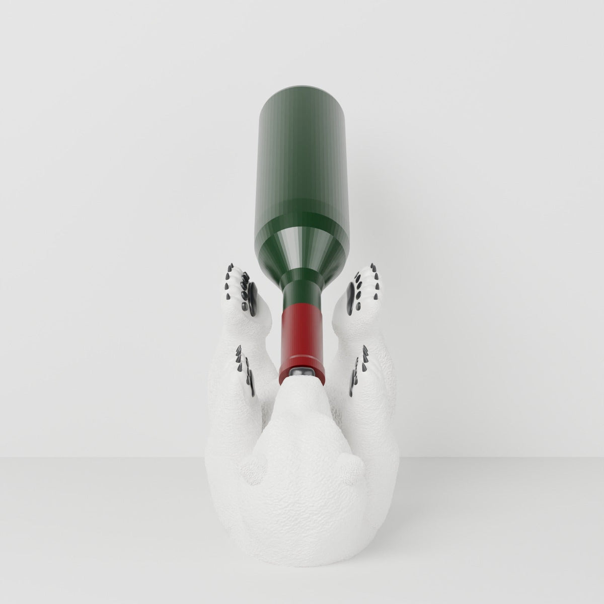 Polar Bear Wine Bottle Holder – Funny Bear Wine Rack - Northern Foundry