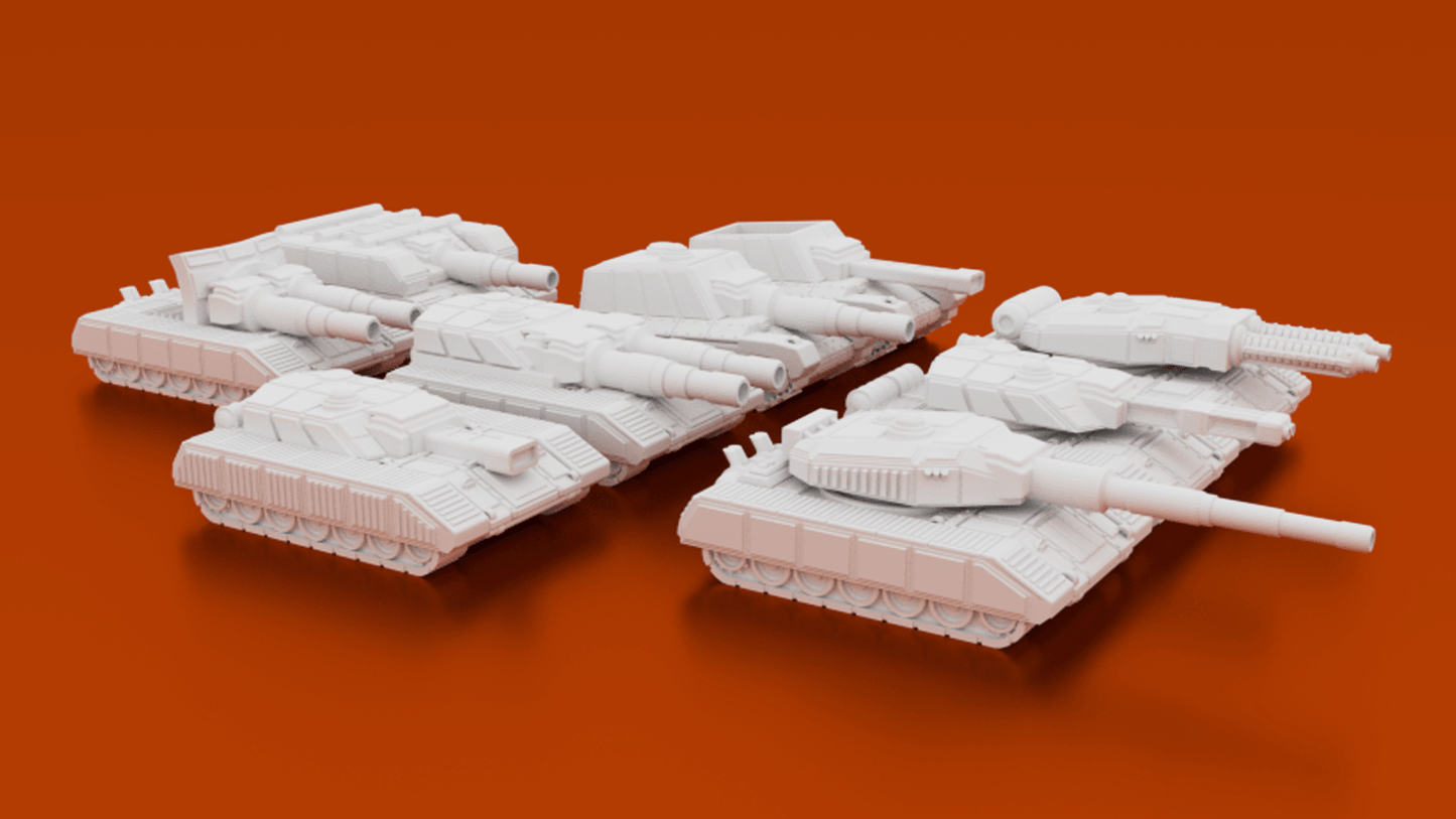 Protectorate Colony Forward Base – 15mm Sci-Fi Outpost, Tank Company &amp; Travel Battle Set - Northern Foundry