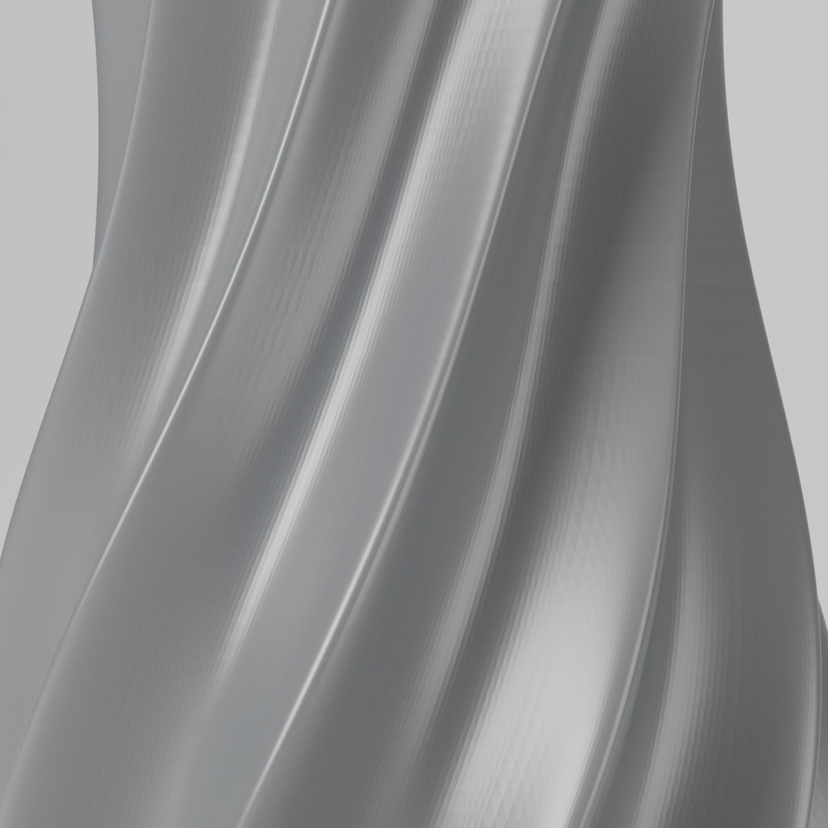 Raora Swirl Flower Vase – Modern Twisted Vase - Northern Foundry