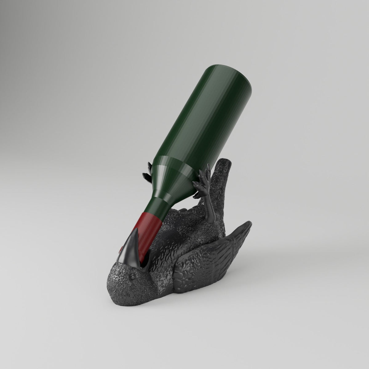 Raven Wine Bottle Holder – Gothic Wine Rack - Northern Foundry