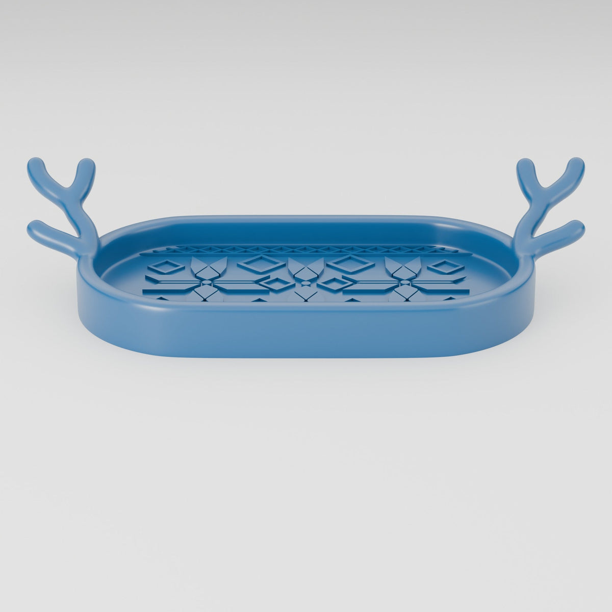 Reindeer Antler Tray – Nordic Sweater Pattern Trinket & Jewelry Dish - Northern Foundry