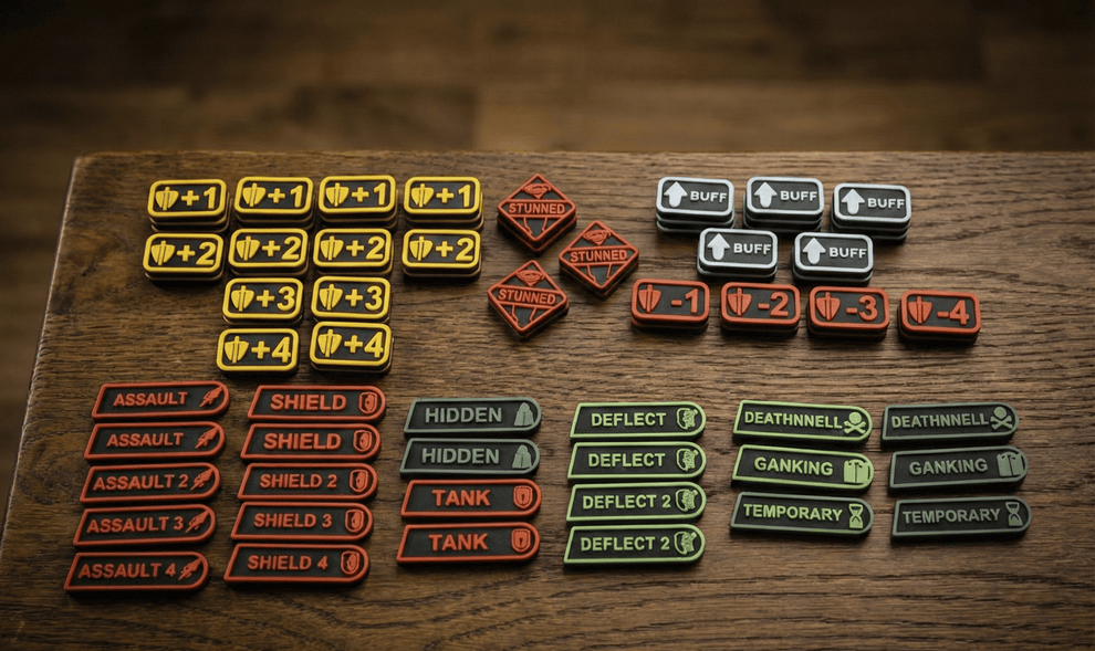 Riftbound TCG Tokens | 48-Piece Game Marker Set + Case – Northern Foundry
