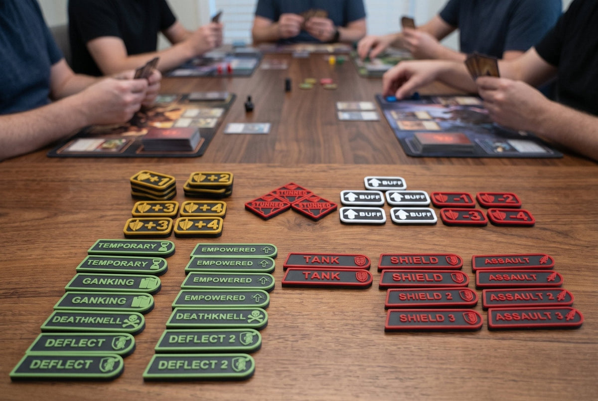 Riftbound Tokens – 73-Piece Radiance Set with Bomb, Disarm & Damage Counters and Case (Unofficial) - Northern Foundry
