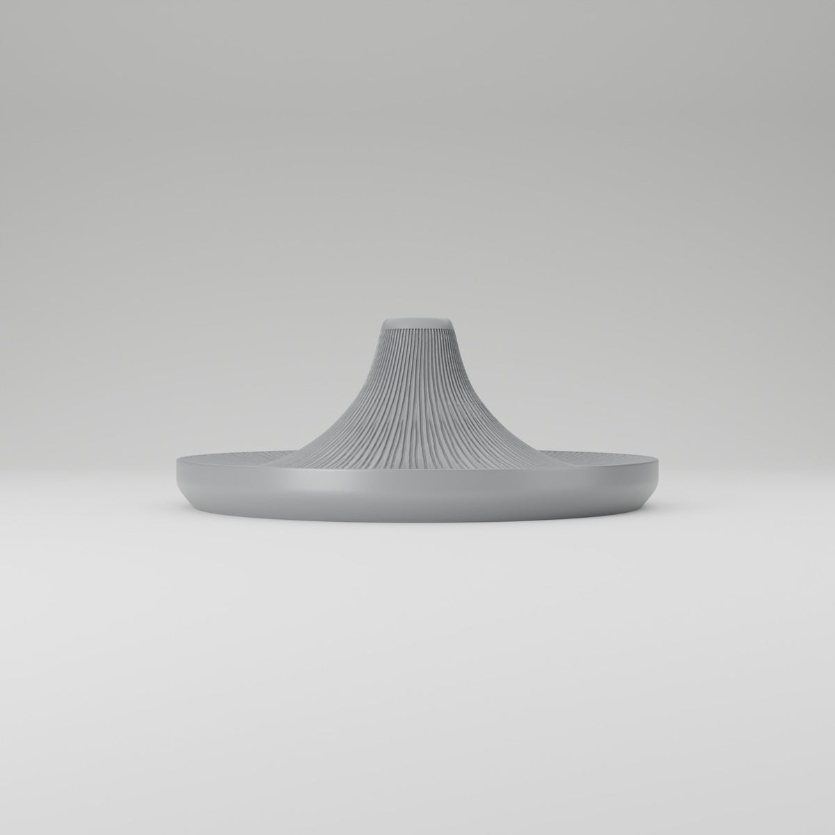 Ripple Bud Vase & Tray – Fluted Volcano Stem Holder - Northern Foundry