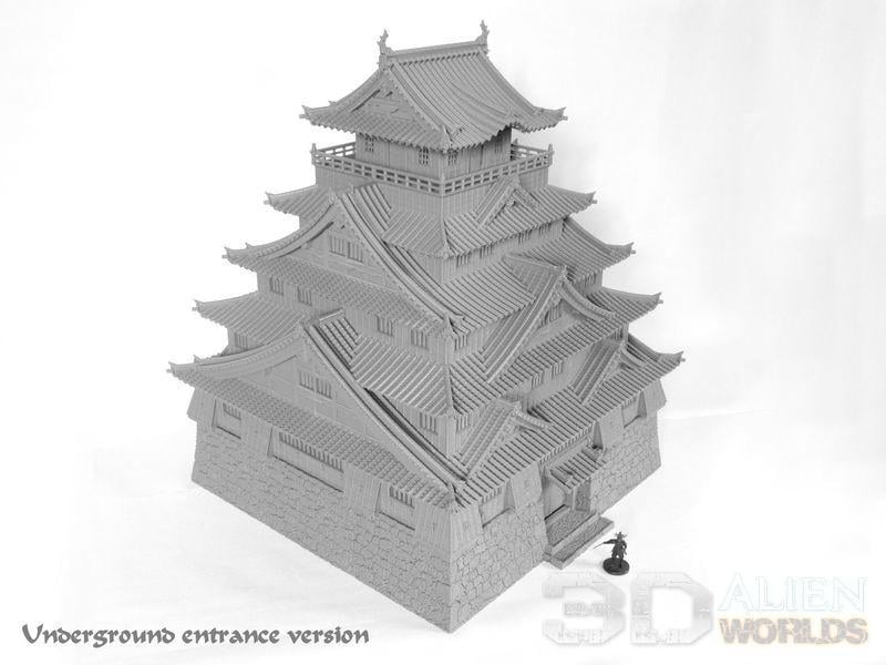 Samurai Castle Centrepiece – Feudal Japan Keep (28mm) - Northern Foundry