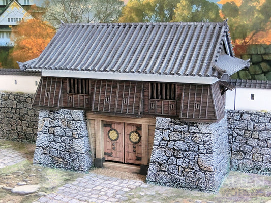 Samurai Castle Gatetower – Fortified Gate Terrain (28mm/32mm/40mm) - Northern Foundry