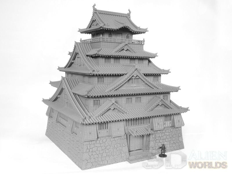 Samurai Castle – Massive 5-Level Japanese Keep (28mm) - Northern Foundry