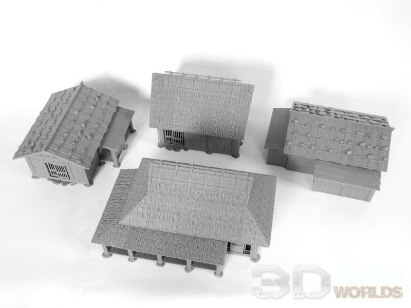 Samurai Village Bundle – Complete Feudal Japanese Town (28mm) - Northern Foundry